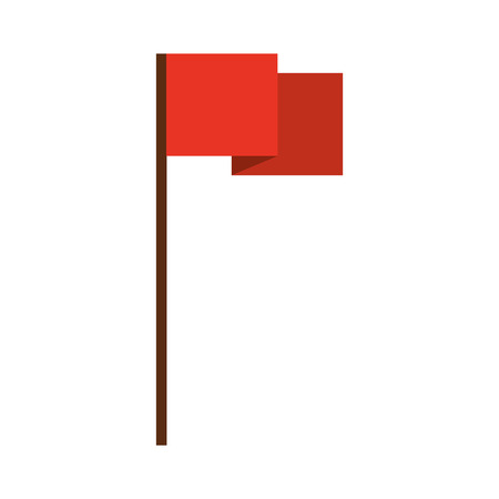 success flag isolated icon vector illustration designのイラスト素材