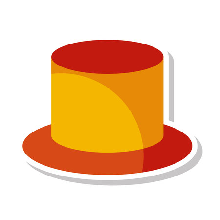 hat birthday isolated icon vector illustration designのイラスト素材