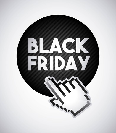 black friday sale commerce vector illustration designのイラスト素材