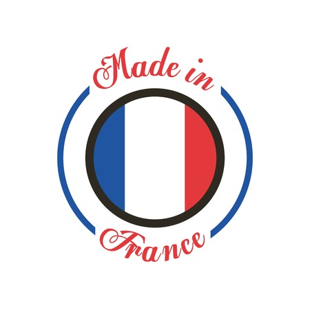 made in france stamp vector illustration designのイラスト素材