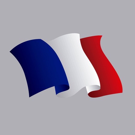 france flag classic culture vector illustration designのイラスト素材