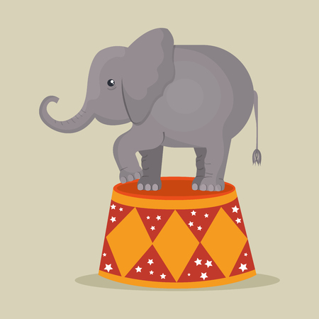 circus entertainment amazing show vector illustration designのイラスト素材