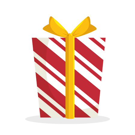 happy merry christmas gifts vector illustration designのイラスト素材