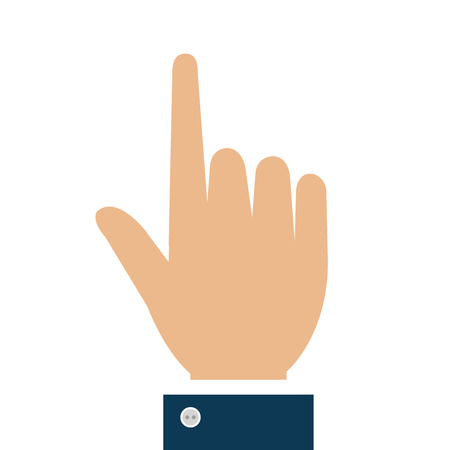 hand human touch isolated icon vector illustration designのイラスト素材