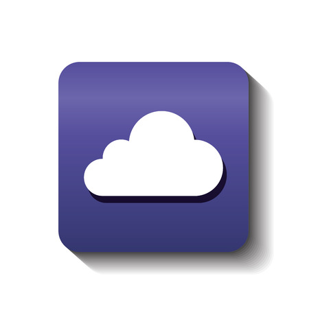 cloud computing symbol isolated vector illustration designのイラスト素材