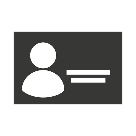 safety id document icon vector illustration designのイラスト素材