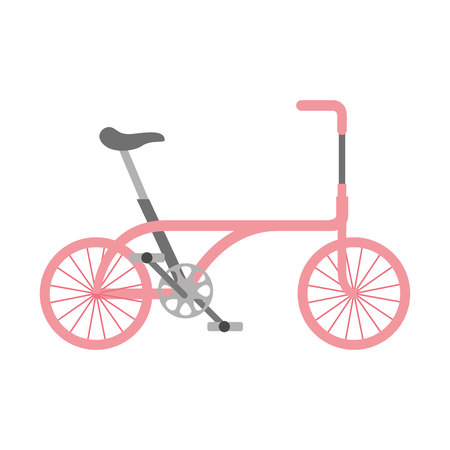 bicycle vehicle style isolated icon vector illustration designのイラスト素材