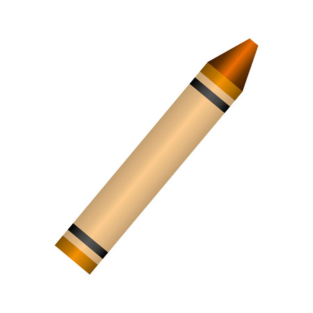 color crayon isolated icon vector illustration designのイラスト素材