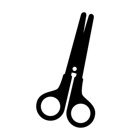 scissors school supply isolated icon vector illustration designのイラスト素材