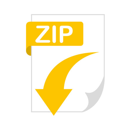 document file format with arrow download isolated icon vector illustration designのイラスト素材