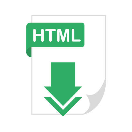 document file format with arrow download isolated icon vector illustration designのイラスト素材