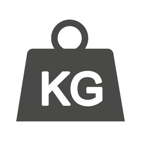 weight kilogram isolated icon vector illustration designのイラスト素材