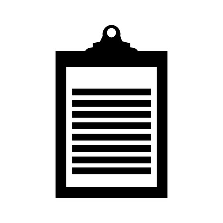 clipboard paper order isolated icon vector illustration designのイラスト素材