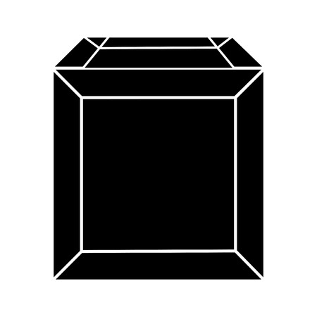 carton box packing isolated icon vector illustration designのイラスト素材