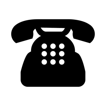 telephone service isolated icon vector illustration designのイラスト素材
