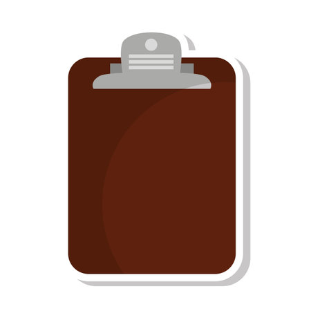 clipboard paper order isolated icon vector illustration designのイラスト素材