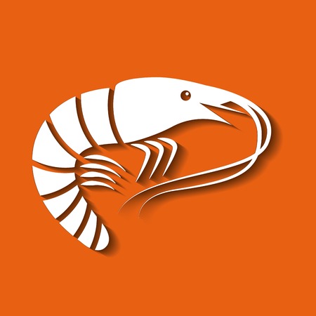 delicious seafood lobster animal vector illustration designのイラスト素材