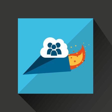 hand business team work down vector illustrationのイラスト素材