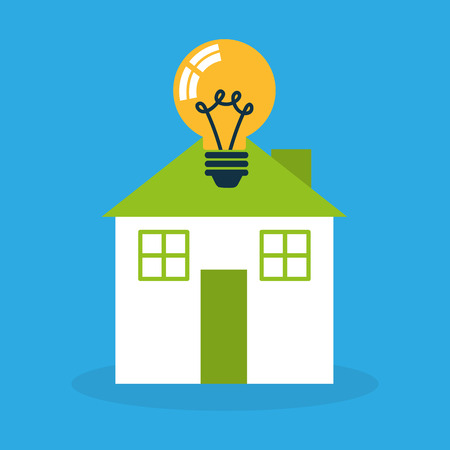 ecological alternative energy green vector illustration designのイラスト素材