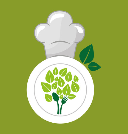 vegetarian menu healthy food vector illustration designのイラスト素材