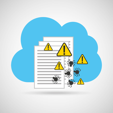 cloud computing data storage vector illustration designのイラスト素材