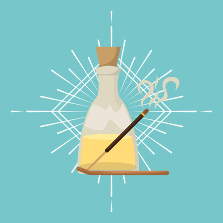 natural spa center icons vector illustration designのイラスト素材