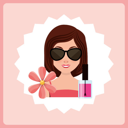 natural spa center icons vector illustration designのイラスト素材