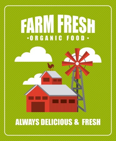 farm fresh emblem icons vector illustration designのイラスト素材
