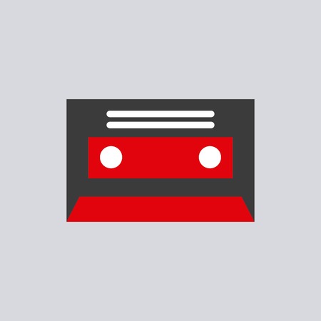 video tape isolated icon vector illustration designのイラスト素材