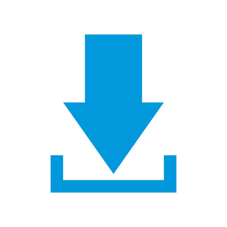 arrow download symbol isolated icon vector illustration designのイラスト素材