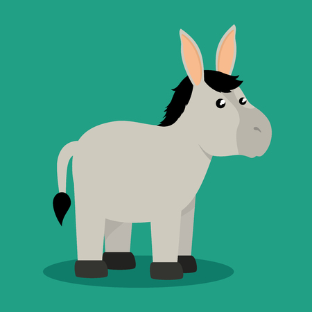 happy merry christmas manger character vector illustration designのイラスト素材