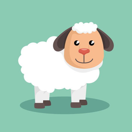 happy merry christmas manger character vector illustration designのイラスト素材