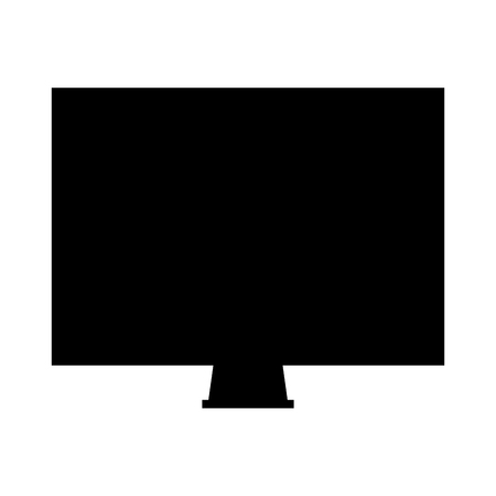 monitor desktop computer icon vector illustration designのイラスト素材
