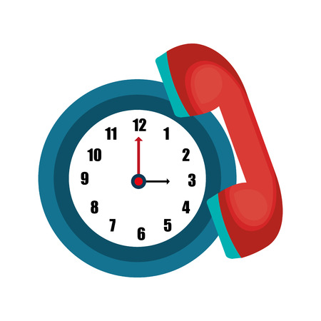 time clock isolated icon vector illustration designのイラスト素材