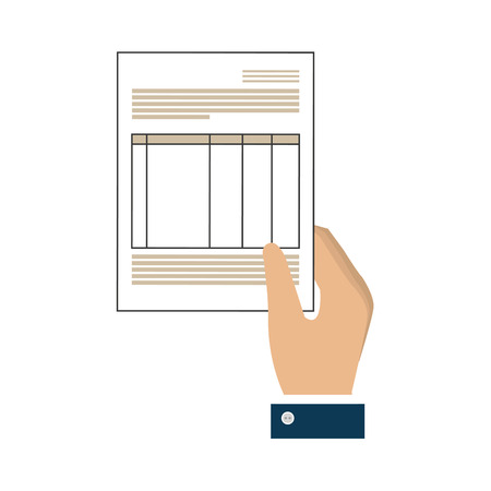 paper document file isolated icon vector illustration designのイラスト素材