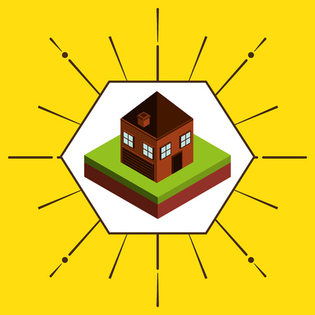 farm fresh isometric icon vector illustration designのイラスト素材