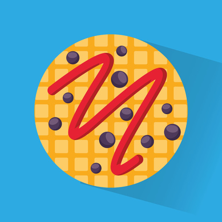 bakery food menu icon vector illustration designのイラスト素材