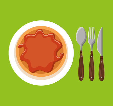 bakery food menu icon vector illustration designのイラスト素材