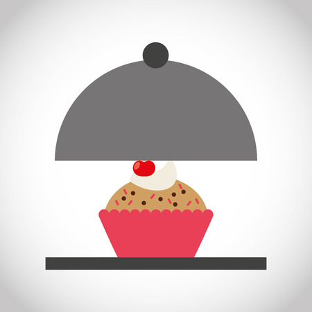 bakery food menu icon vector illustration designのイラスト素材