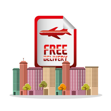 air courier service icon vector illustration designのイラスト素材