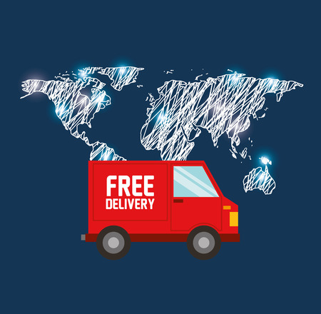 car delivery service icon vector illustration designのイラスト素材