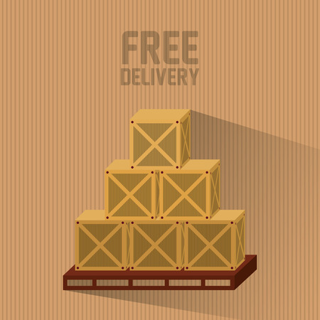 fast delivery service icon vector illustration designのイラスト素材