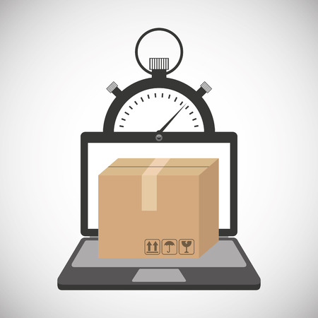 fast delivery service icon vector illustration designのイラスト素材