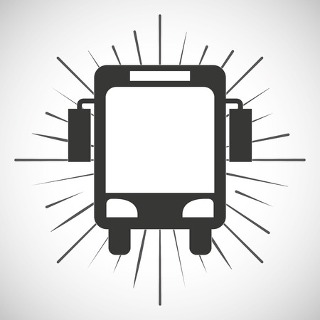 transport bus vehicle icon vector illustration designのイラスト素材