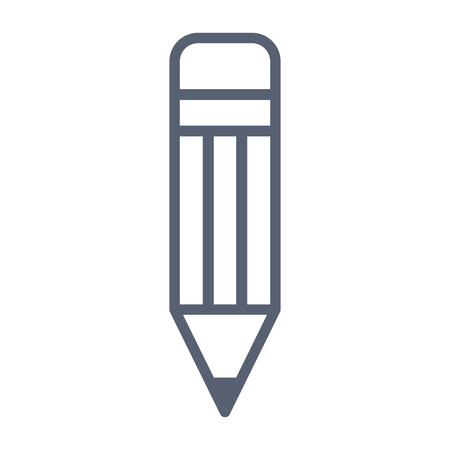 pencil school supply isolated icon vector illustration designのイラスト素材