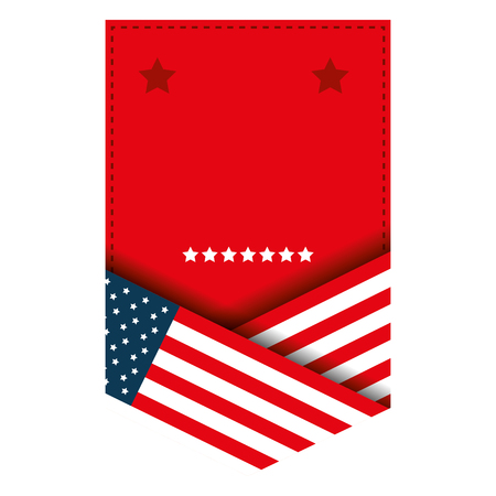 united states of america emblem vector illustration designのイラスト素材