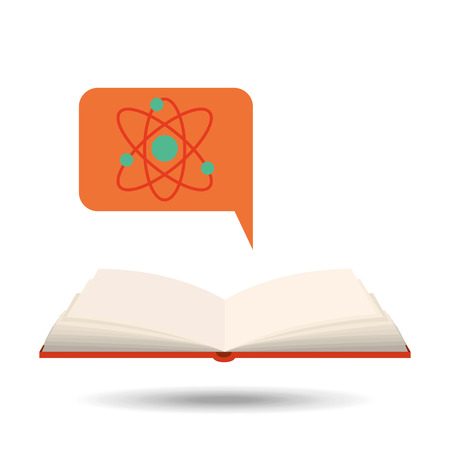 book open chemistry concept school graphic vector illustrationのイラスト素材