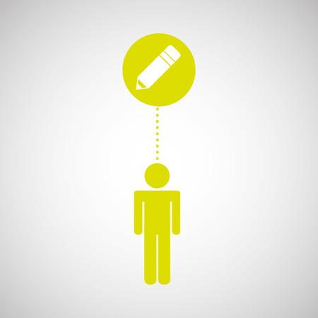 silhouette man icon whiting social media vectorのイラスト素材