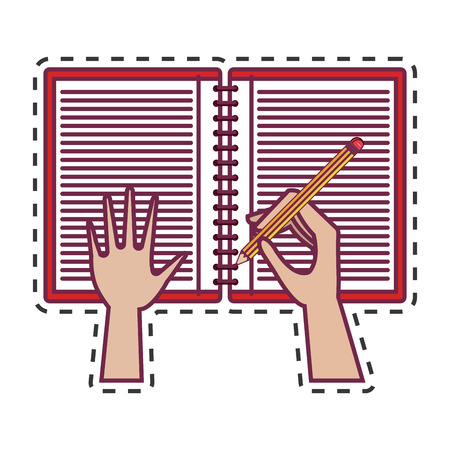 notebook school isolated icon vector illustration designのイラスト素材