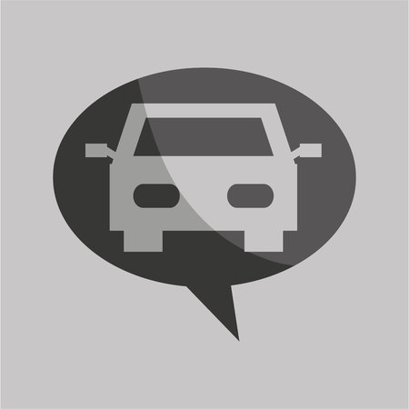 traffic sign concept icon car illustrationのイラスト素材
